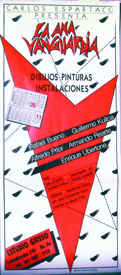 Afiche de exhibicin La Anavanguardia