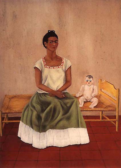Frida Kahlo / Autorretrato con Cama