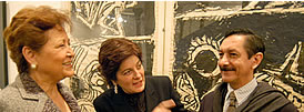 Emb. M. Cristina de la Garza Sandoval, A. Rosenberg y J.C. Pereda