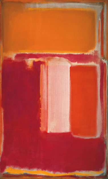 MARK ROTHKO S/T (amarillo, guinda, anaranjado), 1947