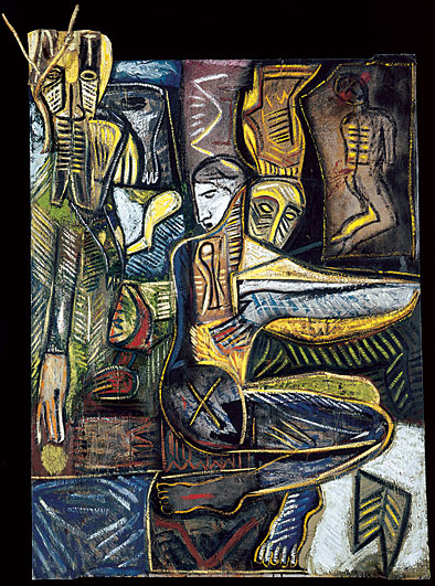 Mimmo Paladino  Piccolo animale della notte, 1984