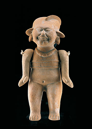 Figurilla sonriente articulada / Dicha Tuerta / Cultura Centro de Veracruz
