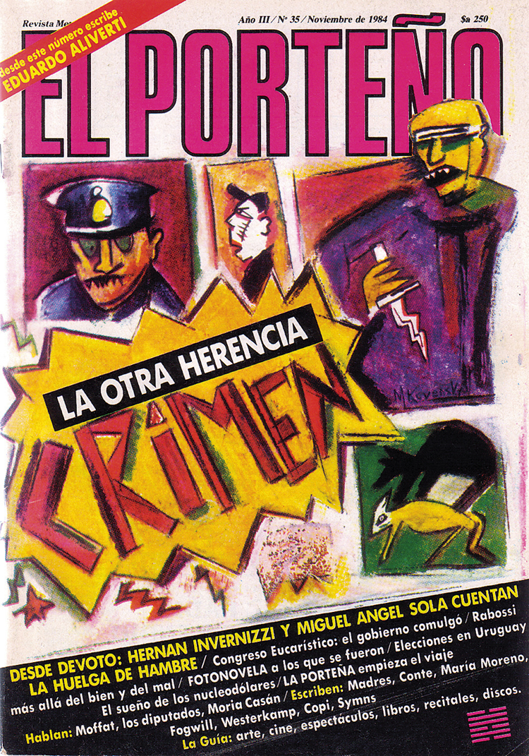 El Porte�o, Noviembre 1984 A�o III N�mero 35