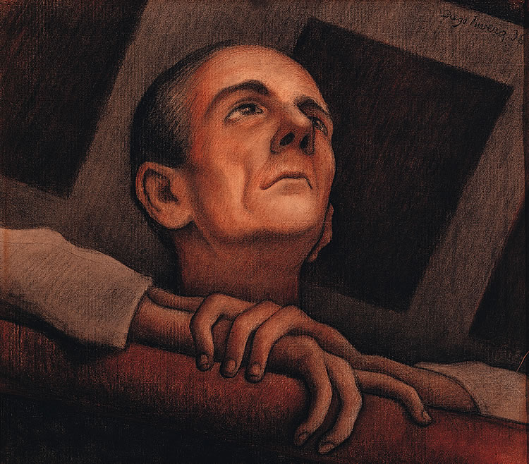 obras de diego rivera. Diego Rivera Retrato de Oscar