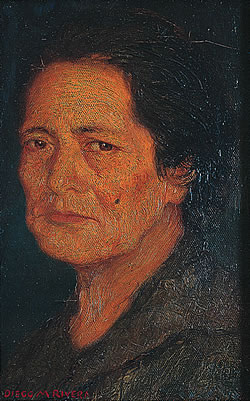 Diego Rivera Retrato de la madre del pintor. 1904