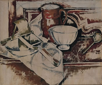 Diego Rivera Naturaleza muerta con exprimidor de ajos (inconclusa), ca. 1918