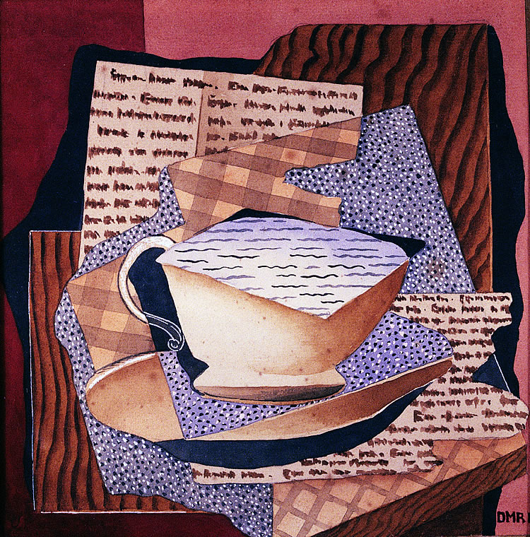 Diego Rivera Bodeg&oacute;n con taza, 1915