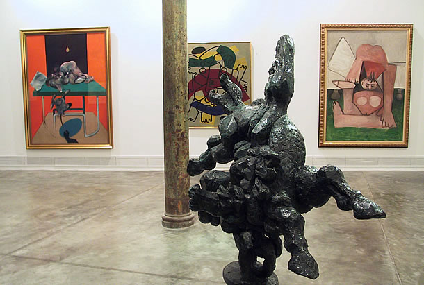 Fundación Proa, planta baja sala 2 vista de la instalación