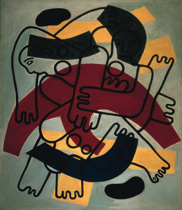 FERNAND L&Eacute;GER Los clavadistas circulares, 1942