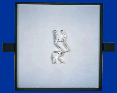 JULIO LE PARC Luz cont&iacute;nua forma y	contorsi&oacute;n, 1966