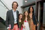 Guillermo Goldschmidt y familia