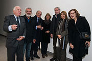 Norberto Frigerio, Santiago Bengolea, Adolfo Coronato, Ana María Battistozzi, Alejandro Katz y señora, Ana María Quijano