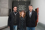 Ignacio Navarro, Lucía Ledesma y Juan Pablo Correa