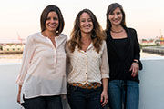 Victoria Dotti, Lucía Ledesma y Paulina Guarnieri