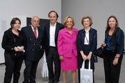 Juan Cambiaso y Sra., Andreas Keller, Corina Bellati (der.)