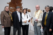 José y Susy Eguiguren, Javier Eguiguren (der.)