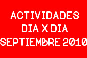 News - September 2010. Day by day activities