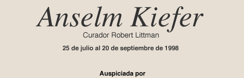 Anselm Kiefer en la Fundaci&oacute;n Proa