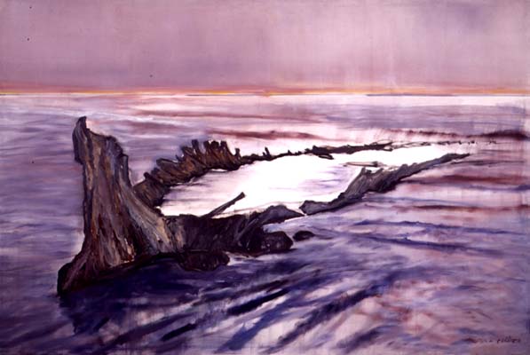 R&oacute;mulo Macci&oacute;. Barco petrificado 1991.