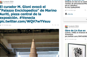#Venecia: segu&Atilde;&shy; la Bienal on line